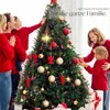 A family decorating a Christmas tree. Náhled obrázku produktu