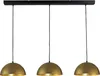 masterlight Pendelleuchte Larino G&S 3-flammig Stahl Produktbild-Vorschau 1