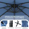 COSTWAY Sonnenschirm φ300cm, Ampelschirm mit 32 Solar-LEDs Produktbild-Vorschau 6