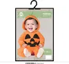 A baby wearing a pumpkin costume on a product package. Produktbild-Vorschau