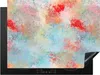 KitchenYeah© Herdabdeckplatte Blau - Rot - Farbe - Muster , Produktbild-Vorschau 1