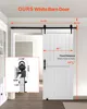 SucceBuy Porte coulissante style grange avec système de Voir les images du produit 2