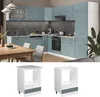 Meuble pour four Vicco R-Line Bleu-gris 60cm sans PT, Model Voir les images du produit 3