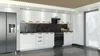 ULWEHOME | Küchenzeile 320 cm Mattweiß, Küchenmöbel-Set Produktbild-Vorschau 3
