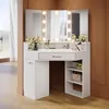SONNI 141,5 x 54 x 111 cm Bianco Comodino con cassetti, Anteprima dell’immagine prodotto 1