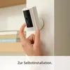 A hand is shown installing a white Ring indoor camera onto a wall. Anteprima dell’immagine prodotto