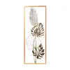 Kobolo Wandbild Wanddeko Metallbild - GOLDEN MONSTERA - Produktbild-Vorschau 1