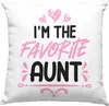 Trendation - I'm The Favorite Aunt Deko-Kissen mit Füllung Produktbild-Vorschau 1