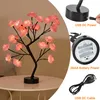 LED lampa ve tvaru růže, umělá růžová rostlina, lampa Náhled obrázku produktu 6
