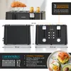 Arendo Toaster, 4 kurze Schlitze, für 4 Scheiben, 1750 W, Produktbild-Vorschau 2