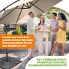 KESSER® Alu Ampelschirm Sonnenschirm + Abdeckung Ø300 cm / Produktbild-Vorschau 6