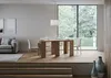 Rozkładany stół konsolowy 78x47/299 cm Allin Dąb Naturalny Podgląd zdjęcia produktu 3