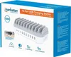 MANHATTAN 10portová nabíjecí stanice USB 120W bílá/šedá Náhled obrázku produktu 3