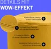 Lumaland Sitzsack-Hocker Pouf rund 50l senfgelb Produktbild-Vorschau 4