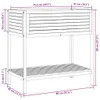vidaXL Pflanzkübel mit Ablage 80x45x80 cm Massivholz Akazie Produktbild-Vorschau 7