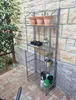 Milani Home - scaffale in ferro ad angolo 4 ripiani, bianco Anteprima dell’immagine prodotto 4