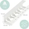 Relaxdays Kabelkanal Schreibtisch, 2er Set, Produktbild-Vorschau 4
