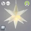 Estrella navideña LED blanca 3D, diámetro 11 cm, con Vista previa de la imagen del producto 4