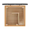 QLS Igelhaus aus Holz 45x45x27 cm mit abnehmbarem Dach Produktbild-Vorschau 5
