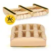 Profilierte Fußmassage-Rolle 4FIZJO aus Naturholz, Produktbild-Vorschau 5