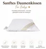 Betten Hofmann Baby Daunenkissen 35x40 cm 30g Flachkissen Produktbild-Vorschau 3