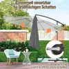 Ombrellone Izrielar 3,5 m grigio Ombrellone da giardino con Anteprima dell’immagine prodotto 8