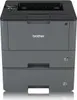 A front view of a Brother laser printer. Produktbild-Vorschau