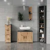 Wysoka szafka narożna Vicco Irma Antracyt/Artisan 33 x 192 Podgląd zdjęcia produktu 6