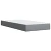Boxspringbett mit Matratze Hellgrau 90x200 cm Stoff Produktbild-Vorschau 9