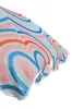 Sonnenschirm Strandschirm UV 30+ Balkonschirm blau Kreise Produktbild-Vorschau 6