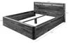 MASSIVMOEBEL24 Bett Sheesham 200x200 walnuss gewachst Produktbild-Vorschau 8