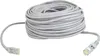 A coiled gray LAN cable with RJ45 connectors on both ends, isolated on a white background. Anteprima dell’immagine prodotto