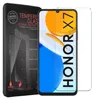 A product package for a screen protector for a Honor X7 phone, with the phone and screen protector shown. Produktbild-Vorschau