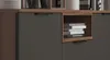 Buffet Alicante Commode 180x35x83cm noyer gris noir Voir les images du produit 7