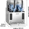 Macchina per granita VEVOR 2 x 3 L, macchina per granita Anteprima dell’immagine prodotto 8