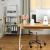 Stojan na tiskárnu Relaxdays se zásuvkou a 2 přihrádkami, Náhled obrázku produktu 3