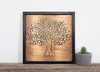 CopperAndCraf Art mural personnalisé en cuivre 24x24 cm, Voir les images du produit 6