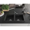 Mexen Hektor zlewozmywak granitowy 2-komorowy 800 x 480 mm, Podgląd zdjęcia produktu 3