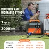 A technician is working on an air conditioning unit with a refrigerant recovery machine. Podgląd zdjęcia produktu