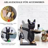 Tierfigur Bulldogge Skulptur Deko Schlüssel Ablage Hund mit Produktbild-Vorschau 5