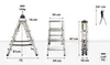Drabina aluminiowa Drabest, dwustronna, 4 stopnie, 125 kg Podgląd zdjęcia produktu 2