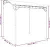 vidaXL Markise Anthrazit 2x2,3 m 180 g/m² Stoff und Stahl Produktbild-Vorschau 8