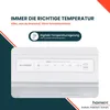 homeX Gefrierschrank No Frost, Tiefkühlschrank groß - 204 Produktbild-Vorschau 7