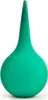 A teal colored nasal aspirator is shown against a white background. Náhled obrázku produktu
