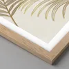 Gerahmtes Poster - Rahmen in heller Eiche - Golden Blätter Produktbild-Vorschau 2