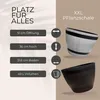 Solar-Brunnen Set für draußen, große 51 cm Holzoptik Schale Produktbild-Vorschau 7