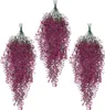 Hängende dekorative künstliche Weidenblumen, 3 Stück, rosa Produktbild-Vorschau 4