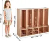 VEVOR Otevřená dětská skříň z překližky, dětská věšáková Náhled obrázku produktu 8