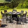 di volio Gartentisch Ravello ø 150 cm, rund - schwarz - Produktbild-Vorschau 11