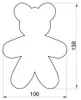 Ausstechform Teddybär 13,8cm Produktbild-Vorschau 3